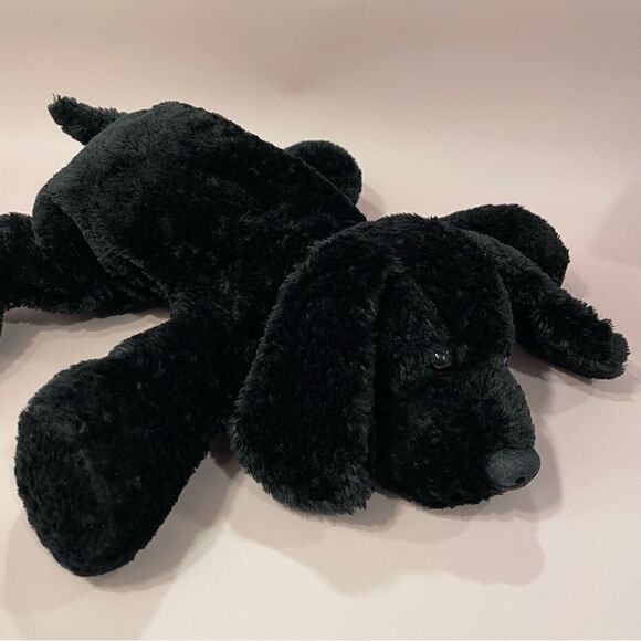 Mary Meyer Flip Flop Black Puppy Dog Plush Very Relaxed Animals 1999 Excellent… - Picture 12 of 12